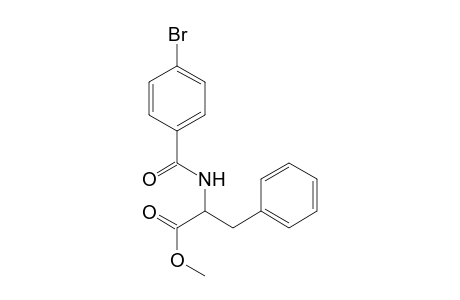 2-[(4-bromobenzoyl)amino]-3-phenyl-propionic acid methyl ester