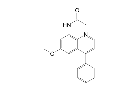 N-(6-methoxy-4-phenyl-8-quinolinyl)acetamide