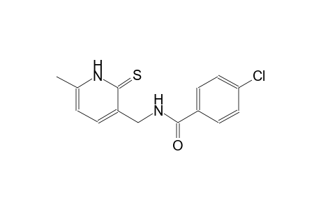 4-Chloro-N-(6-methyl-2-thioxo-1,2-dihydro-pyridin-3-ylmethyl)-benzamide