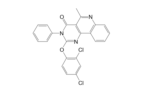 2-(2,4-dichlorophenoxy)-3-phenyl-5-methyl-3H-pyrimido[5,4-c]quinolin-4-one