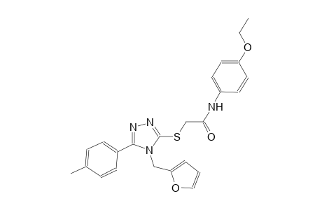 N-(4-ethoxyphenyl)-2-{[4-(2-furylmethyl)-5-(4-methylphenyl)-4H-1,2,4-triazol-3-yl]sulfanyl}acetamide
