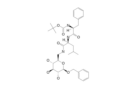 BENZYL-6-[N-[(TERT.-BUTYLOXY)-CARBONYL]-L-PHENYLALANYL-L-LEUCYLAMINO]-6-DEOXY-BETA-D-GLUCOPYRANOSIDE