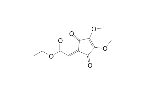2-(2,5-diketo-3,4-dimethoxy-cyclopent-3-en-1-ylidene)acetic acid ethyl ester