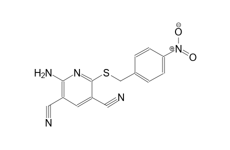 3,5-pyridinedicarbonitrile, 2-amino-6-[[(4-nitrophenyl)methyl]thio]-