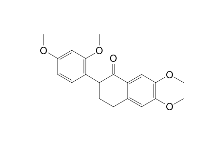 2-(2,4-Dimethoxyphenyl)-6,7-dimethoxy-3,4-dihydro-naphthalen-1(2H)-one