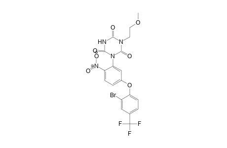 1,3,5-Triazine-2,4,6(1H,3H,5H)-trione, 1-[1-[2-bromo-4-(trifluoromethyl)phenoxy]-2-nitrophenyl]-3-(2-methoxyethyl)-