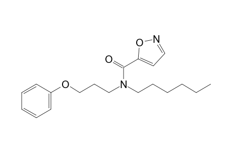 5-Isoxazolecarboxamide, N-hexyl-N-(3-phenoxypropyl)-