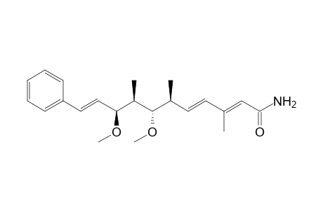(2E,4E,6S,7S,8R,9S,10E)-7,9-dimethoxy-3,6,8-trimethyl-11-phenyl-undeca-2,4,10-trienamide