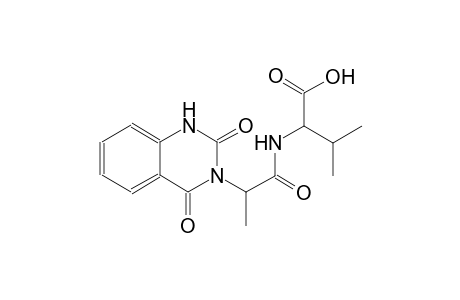 butanoic acid, 2-[[(2S)-2-(1,4-dihydro-2,4-dioxo-3(2H)-quinazolinyl)-1-oxopropyl]amino]-3-methyl-, (2S)-
