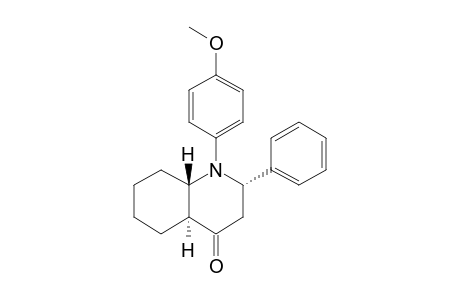 TRANS-ENDO-1-(4-METHOXYPHENYL)-2-PHENYL-DECAHYDROQUINOLIN-4-ONE