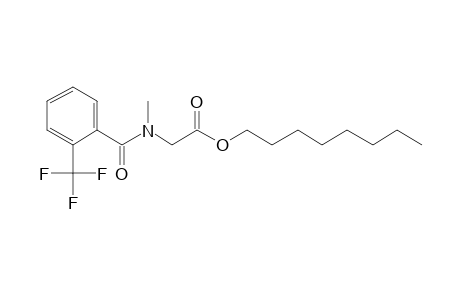 Sarcosine, N-(2-trifluoromethylbenzoyl)-, octyl ester