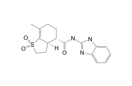 N-(2-BENZIMIDAZOLYL)-7-METHYL-2,3,3A,4,5,6-HEXAHYDRO-1-BENZOTHIOPHENE-4-CARBOXAMIDE_1,1-DIOXIDE