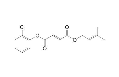 Fumaric acid, 2-chlorophenyl 3-methylbut-2-en-1-yl ester