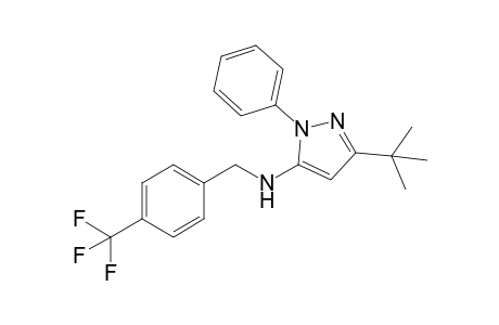 3-tert-Butyl-1-phenyl-N-[4-(trifluoromethyl)benzyl]-1H-pyrazol-5-amine
