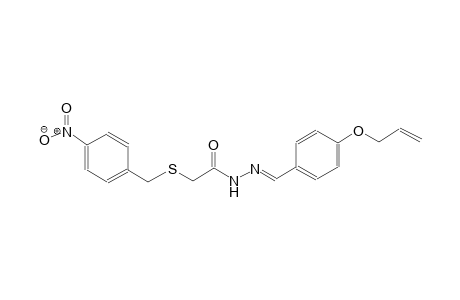 acetic acid, [[(4-nitrophenyl)methyl]thio]-, 2-[(E)-[4-(2-propenyloxy)phenyl]methylidene]hydrazide