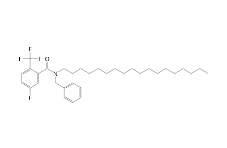 Benzamide, 5-fluoro-2-trifluoromethyl-N-benzyl-N-octadecyl-