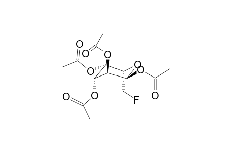 6-Deoxy-6-fluoro-1,2,3,4-tetra-O-acetyl-l-galactopyranose