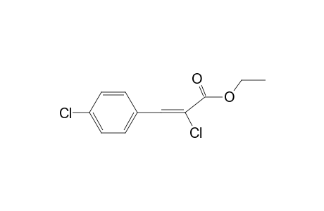 2-Propenoic acid, 2-chloro-3-(4-chlorophenyl)-, ethyl ester