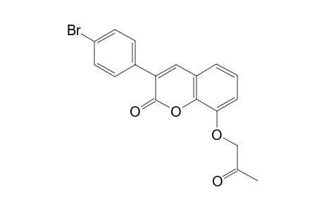 3-(4'-Bromophenyl)-8-(2-oxopropoxy)coumarin
