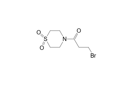 4-(3-bromopropanoyl)thiomorpholine 1,1-dioxide