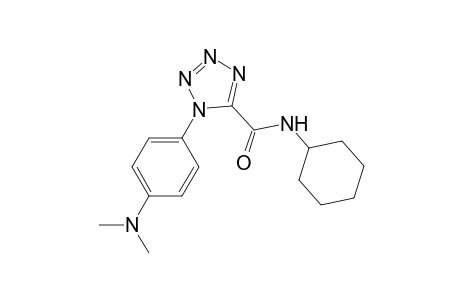 1H-Tetrazole-5-carboxamide, N-cyclohexyl-1-[4-(dimethylamino)phenyl]-