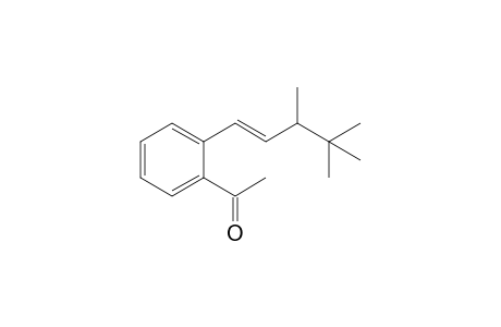 1-[2-[(E)-3,4,4-trimethylpent-1-enyl]phenyl]ethanone