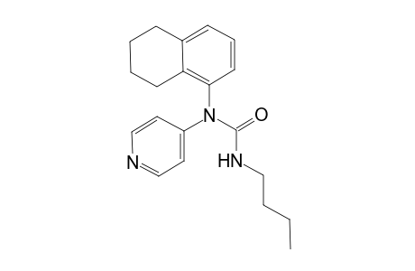 3-Butyl-1-(4-pyridyl)-1-tetralin-5-yl-urea