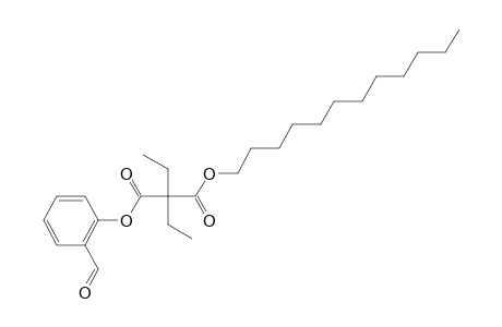 Diethylmalonic acid, dodecyl 2-formylphenyl ester