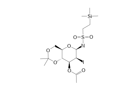 [(4aR,6R,7S,8S,8aR)-7-iodo-2,2-dimethyl-6-(2-trimethylsilylethylsulfonylamino)-4,4a,6,7,8,8a-hexahydropyrano[3,2-d][1,3]dioxin-8-yl] acetate