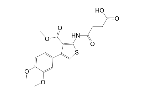 4-{[4-(3,4-dimethoxyphenyl)-3-(methoxycarbonyl)-2-thienyl]amino}-4-oxobutanoic acid