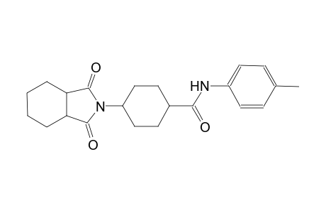 cyclohexanecarboxamide, N-(4-methylphenyl)-4-(octahydro-1,3-dioxo-2H-isoindol-2-yl)-