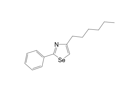 4-(n-Hexyl)-2-phenylselenazole