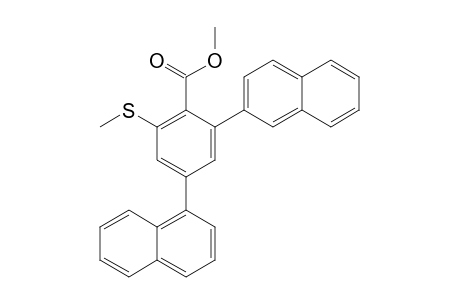 2-(methylthio)-4-(1-naphthalenyl)-6-(2-naphthalenyl)benzoic acid methyl ester
