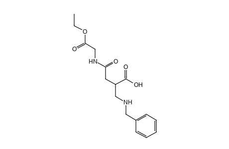 DL-2-[(BENZYLAMINO)METHYL]-N-(CARBOXYMETHYL)SUCCINAMIC ACID, N-ETHYL ESTER