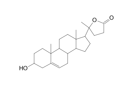 5-(10,13-dimethyl-3-oxidanyl-2,3,4,7,8,9,11,12,14,15,16,17-dodecahydro-1H-cyclopenta[a]phenanthren-17-yl)-5-methyl-oxolan-2-one