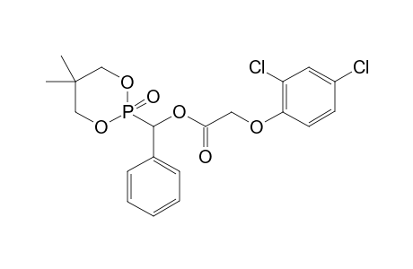 2-(2,4-Dichlorophenoxyacetoxy)(phenyl)methyl-5,5-dimethyl-1,3,2-dioxophospha-2-onephosphonic acid ester