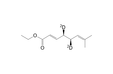 Ethyl (2E,4R,5S)-7-Methyl[4,5-D2]octa-2,6-dienoate