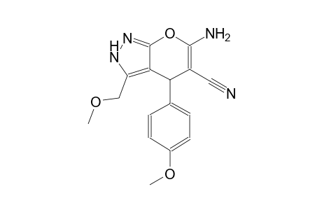 pyrano[2,3-c]pyrazole-5-carbonitrile, 6-amino-2,4-dihydro-3-(methoxymethyl)-4-(4-methoxyphenyl)-