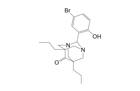 2-(5-bromo-2-hydroxyphenyl)-5,7-dipropyl-1,3-diazatricyclo[3.3.1.1~3,7~]decan-6-one