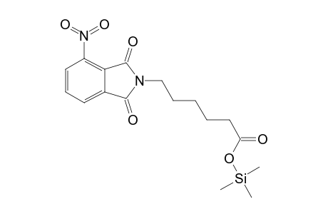 6-(4-Nitro-1,3-dioxo-1,3-dihydro-2H-isoindol-2-yl)hexanoic acid, tms derivative