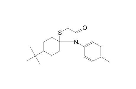 1-thia-4-azaspiro[4.5]decan-3-one, 8-(1,1-dimethylethyl)-4-(4-methylphenyl)-