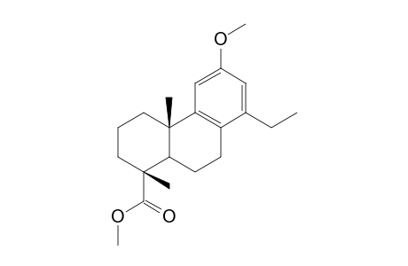 Methyl 14-ethyl-12-methoxypodocarpa-8,11,13-triene-19-oate