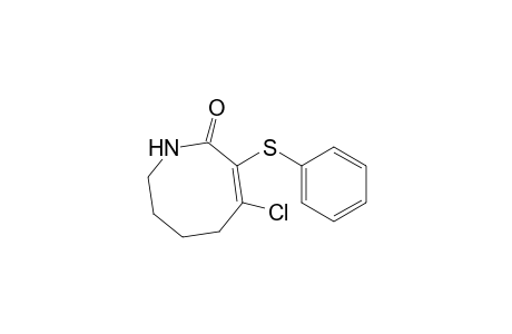 2(1H)-Azocinone, 4-chloro-5,6,7,8-tetrahydro-3-(phenylthio)-, (Z)-