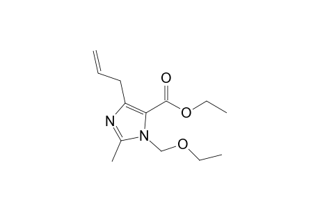 3-(ethoxymethyl)-2-methyl-5-prop-2-enyl-4-imidazolecarboxylic acid ethyl ester