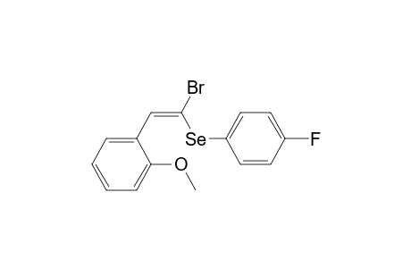 (E)-[1-Bromo-2-(2-methoxyphenyl)vinyl](4-fluorophenyl)selane
