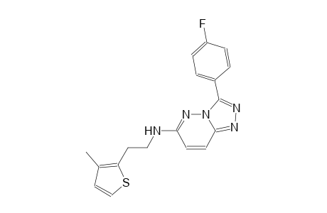 [1,2,4]triazolo[4,3-b]pyridazin-6-amine, 3-(4-fluorophenyl)-N-[2-(3-methyl-2-thienyl)ethyl]-