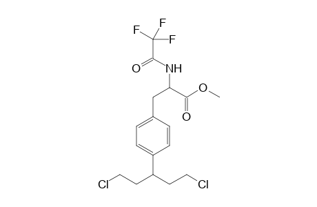 methyl 3-[4-[3-chloro-1-(2-chloroethyl)propyl]phenyl]-2-[(2,2,2-trifluoroacetyl)amino]propanoate