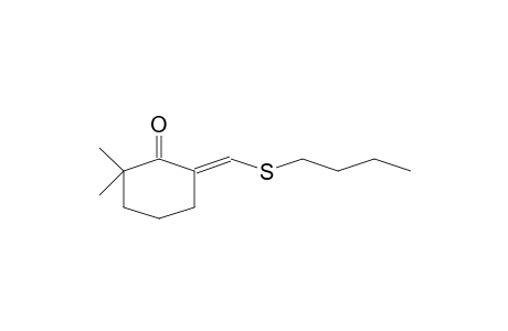 2-(N-Butylthiomethylidene)-6,6-dimethyl-cyclohexanone