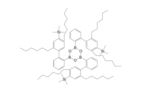 2',5'-Dihexyl-4'-(trimethylsilyl)biphenyl-2-boonic acid