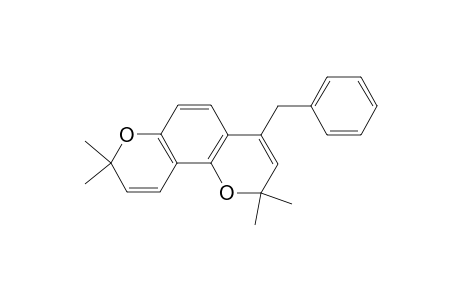 4-Benzyl-2,2,8,8-tetramethyl-2H,8H-pyrano[2,3-f]chromene
